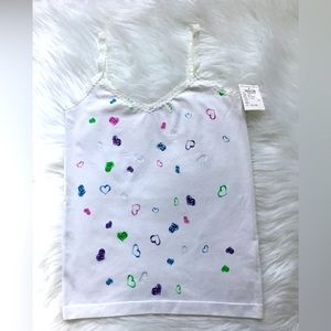 Charlotte Russe ♡ cami tank top M/L NWT